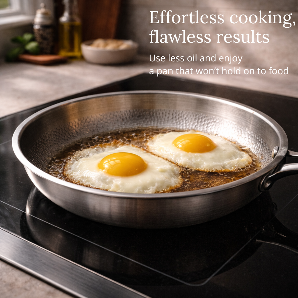 Pure Titanium Hammered Pan